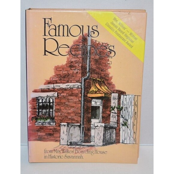 Famous Recipes Mrs Wilkes Boarding House Historic Savannah Cookbook HB Spiral - Picture 1 of 12